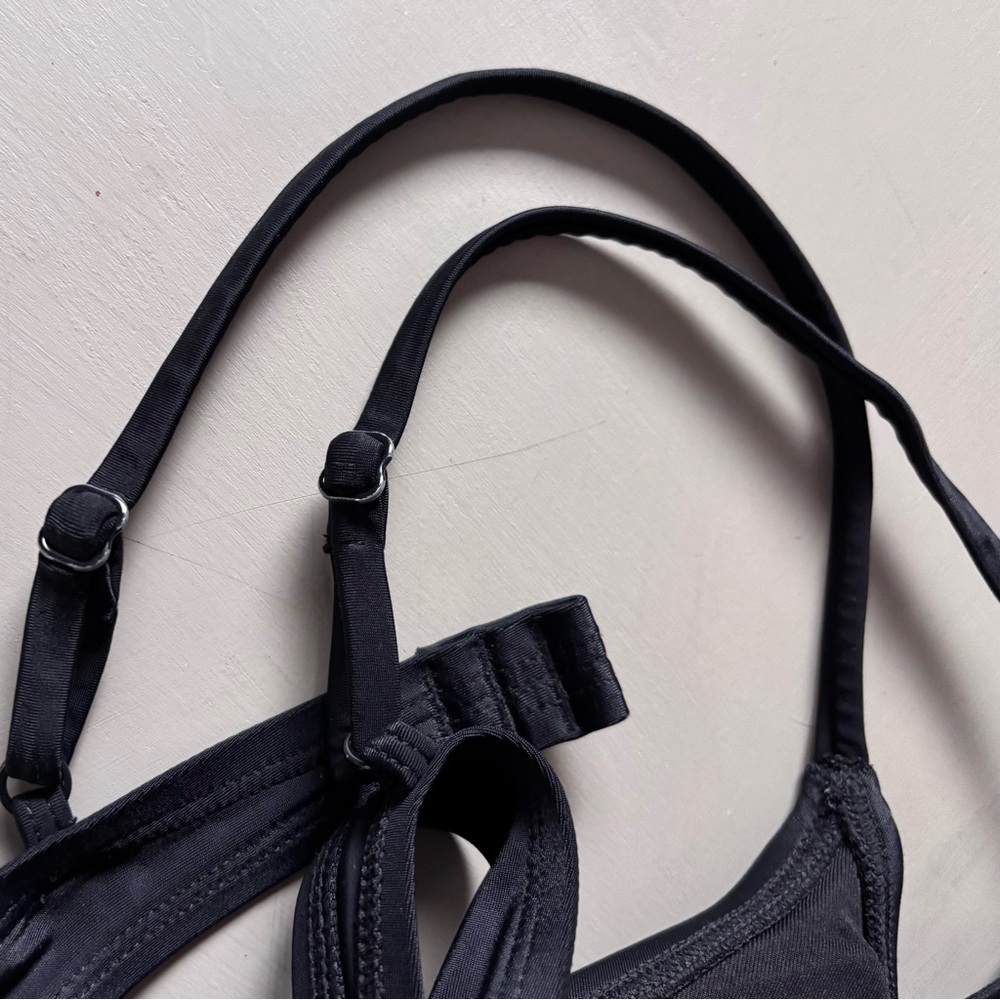 J. Crew No Tie Triangle Cup Sleek French Bikini Top - Picture 5 of 9